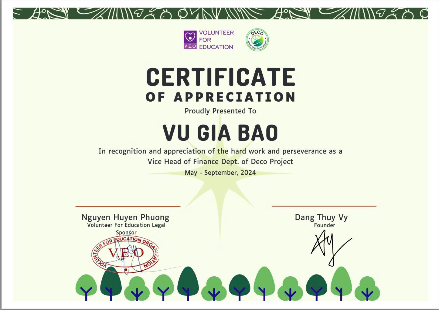 Vice Head DeCo Project